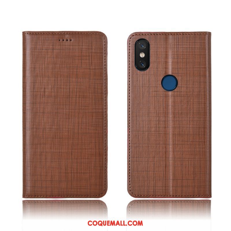 Étui Xiaomi Mi A2 Petit Silicone Nouveau, Coque Xiaomi Mi A2 Téléphone Portable Modèle Fleurie Beige