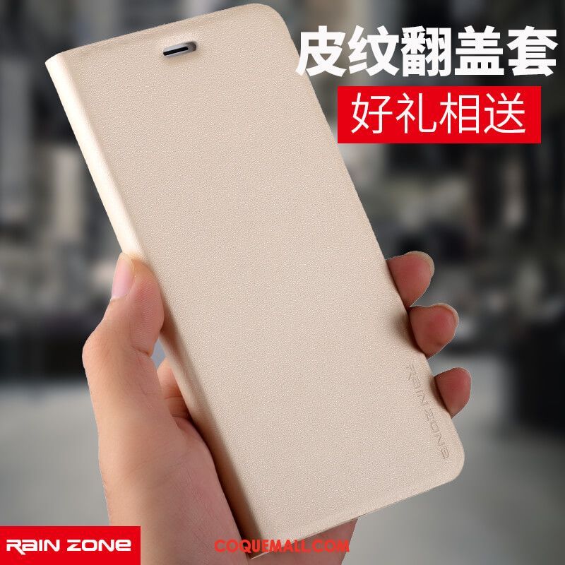 Étui Xiaomi Mi A2 Protection Clamshell Étui En Cuir, Coque Xiaomi Mi A2 Rouge Bleu Marin Beige