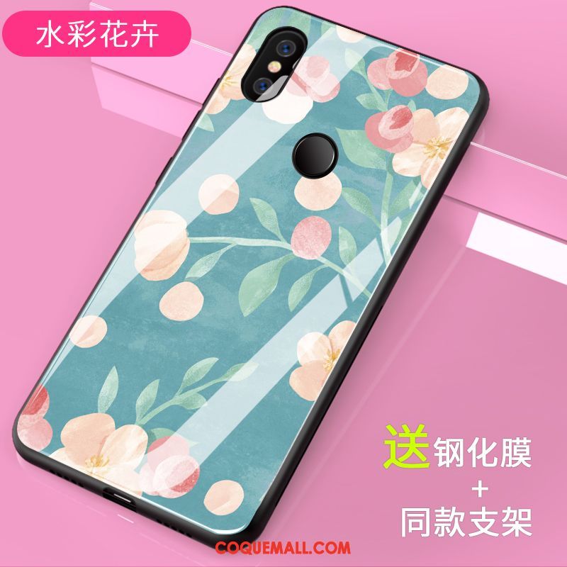 Étui Xiaomi Mi A2 Protection Créatif Jeunesse, Coque Xiaomi Mi A2 Blanc Dessin Animé Beige