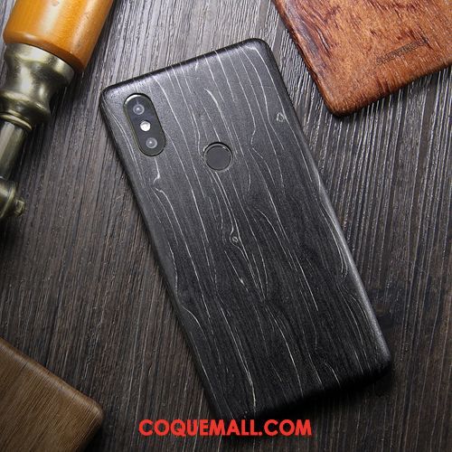 Étui Xiaomi Mi A2 Protection Tout Compris Créatif, Coque Xiaomi Mi A2 Nouveau Téléphone Portable Braun Beige