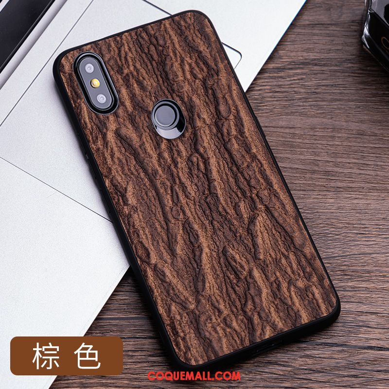 Étui Xiaomi Mi A2 Protection Tout Compris Modèle Fleurie, Coque Xiaomi Mi A2 Gris Personnalisé Beige