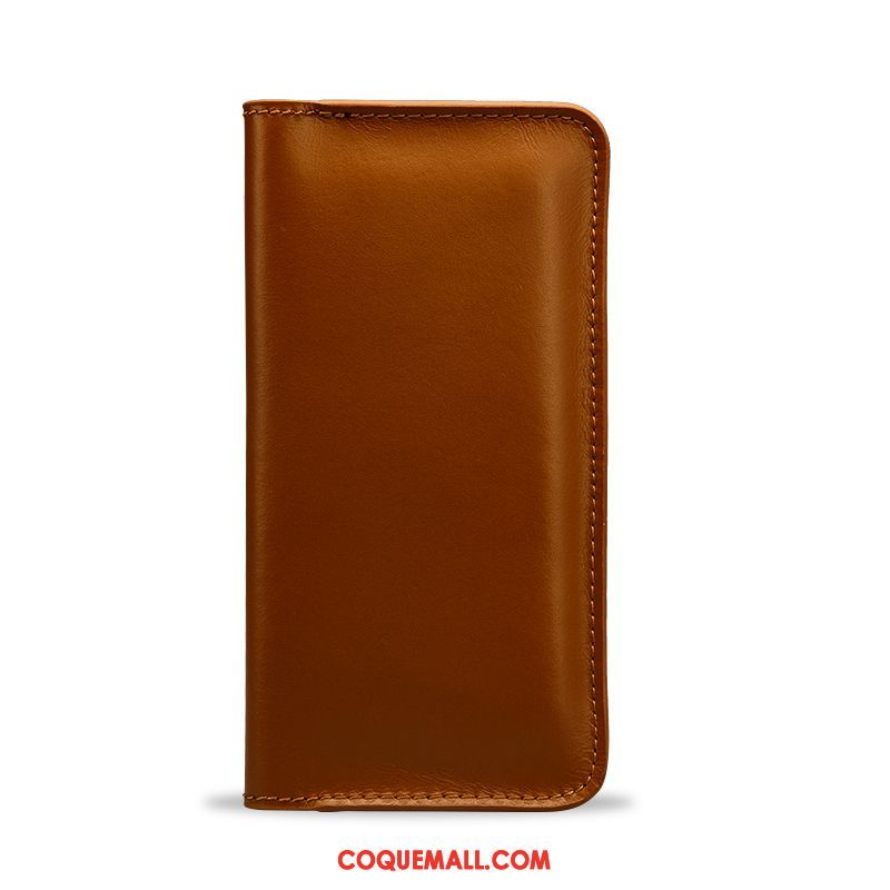 Étui Xiaomi Mi A2 Protection Étui En Cuir Téléphone Portable, Coque Xiaomi Mi A2 Portefeuille Jours Beige