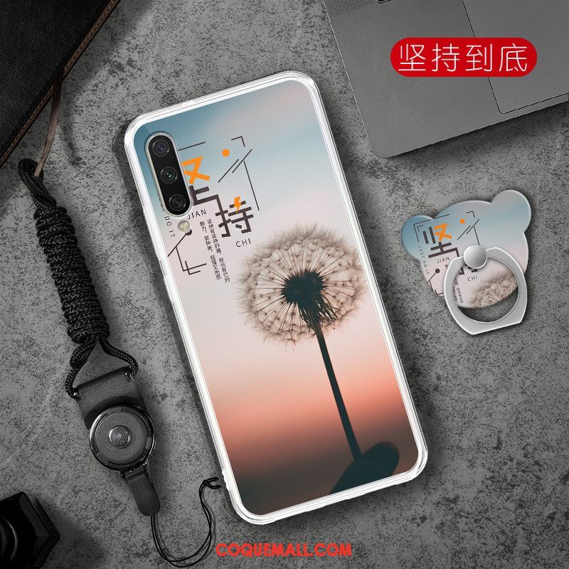 Étui Xiaomi Mi A3 Bleu Protection Petit, Coque Xiaomi Mi A3 Téléphone Portable Transparent Beige