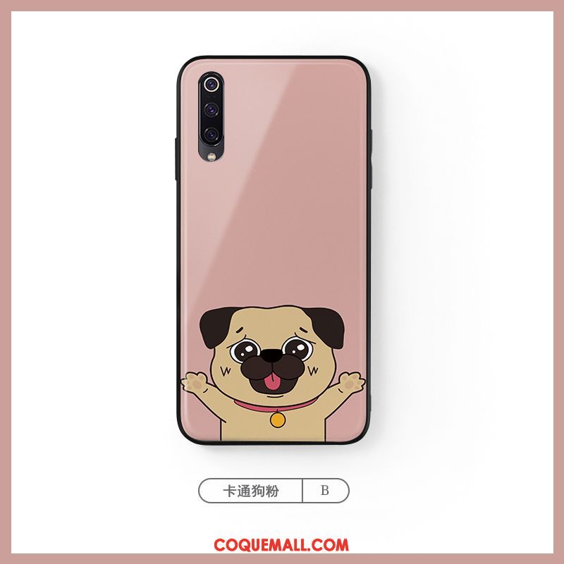 Étui Xiaomi Mi A3 Charmant Bleu Tendance, Coque Xiaomi Mi A3 Téléphone Portable Dessin Animé Beige