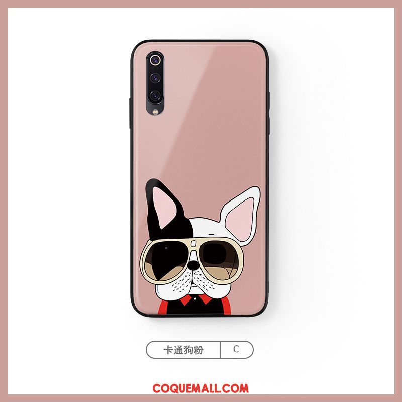 Étui Xiaomi Mi A3 Charmant Bleu Tendance, Coque Xiaomi Mi A3 Téléphone Portable Dessin Animé Beige