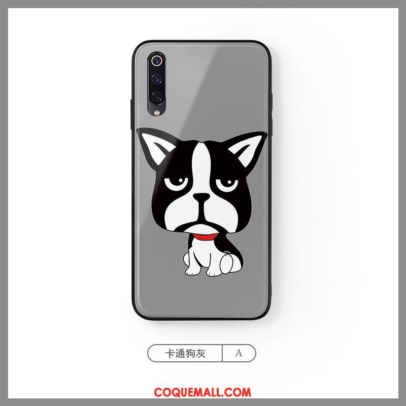 Étui Xiaomi Mi A3 Charmant Bleu Tendance, Coque Xiaomi Mi A3 Téléphone Portable Dessin Animé Beige