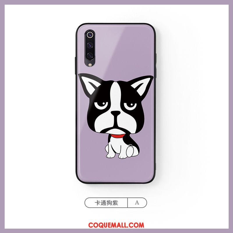 Étui Xiaomi Mi A3 Charmant Bleu Tendance, Coque Xiaomi Mi A3 Téléphone Portable Dessin Animé Beige