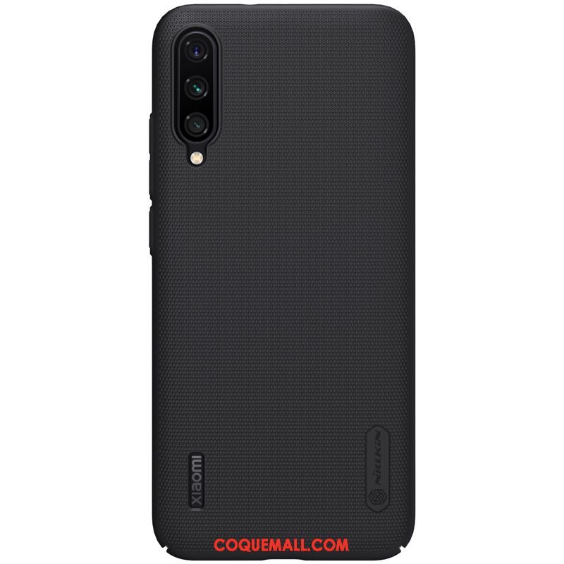 Étui Xiaomi Mi A3 Difficile Petit Téléphone Portable, Coque Xiaomi Mi A3 Simple Tout Compris Beige