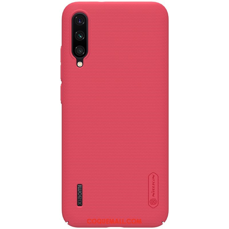 Étui Xiaomi Mi A3 Difficile Petit Téléphone Portable, Coque Xiaomi Mi A3 Simple Tout Compris Beige