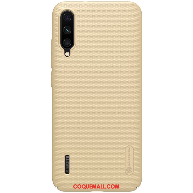 Étui Xiaomi Mi A3 Difficile Petit Téléphone Portable, Coque Xiaomi Mi A3 Simple Tout Compris Beige