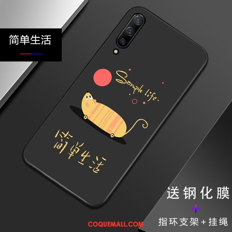 Étui Xiaomi Mi A3 Incassable Dessin Animé Tout Compris, Coque Xiaomi Mi A3 Simple Fluide Doux Beige