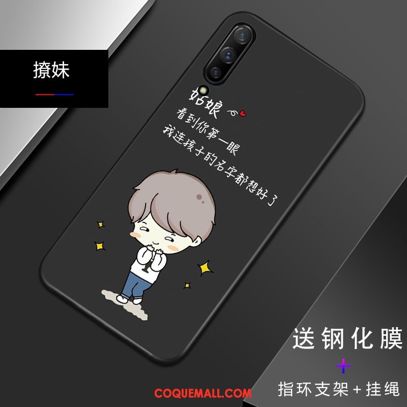 Étui Xiaomi Mi A3 Incassable Dessin Animé Tout Compris, Coque Xiaomi Mi A3 Simple Fluide Doux Beige