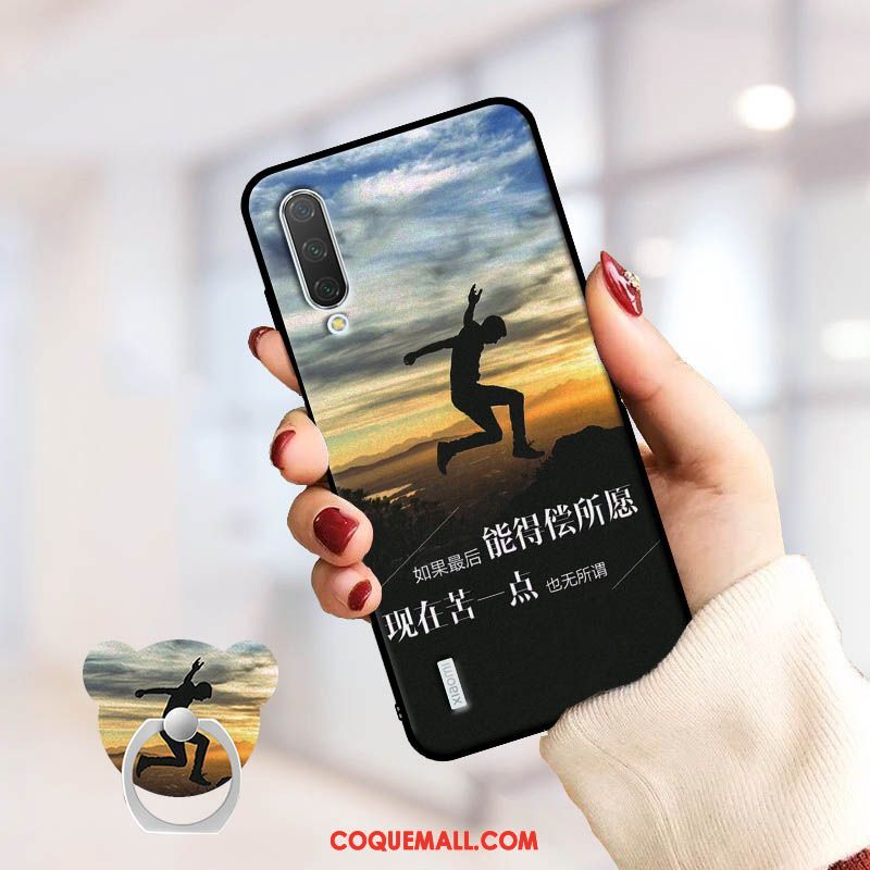 Étui Xiaomi Mi A3 Personnalité Art Incassable, Coque Xiaomi Mi A3 Rose Petit Beige