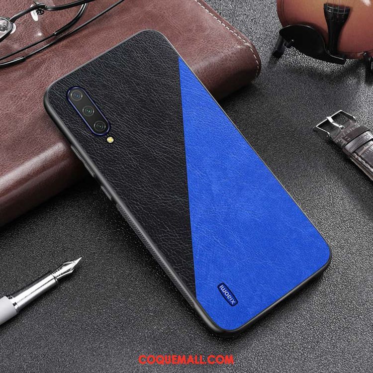 Étui Xiaomi Mi A3 Silicone Amoureux Protection, Coque Xiaomi Mi A3 Tout Compris Similicuir Braun Beige