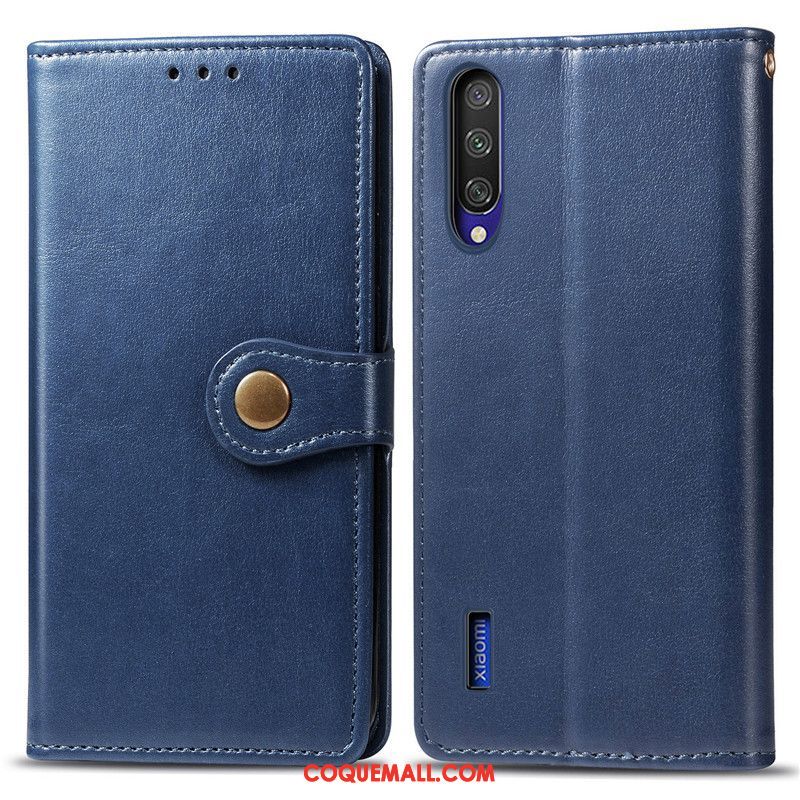 Étui Xiaomi Mi A3 Simple Téléphone Portable Couleur Unie, Coque Xiaomi Mi A3 Jeunesse Petit Beige