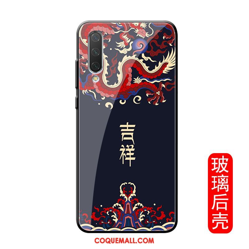 Étui Xiaomi Mi A3 Style Chinois Créatif Protection, Coque Xiaomi Mi A3 Marque De Tendance Rouge Beige