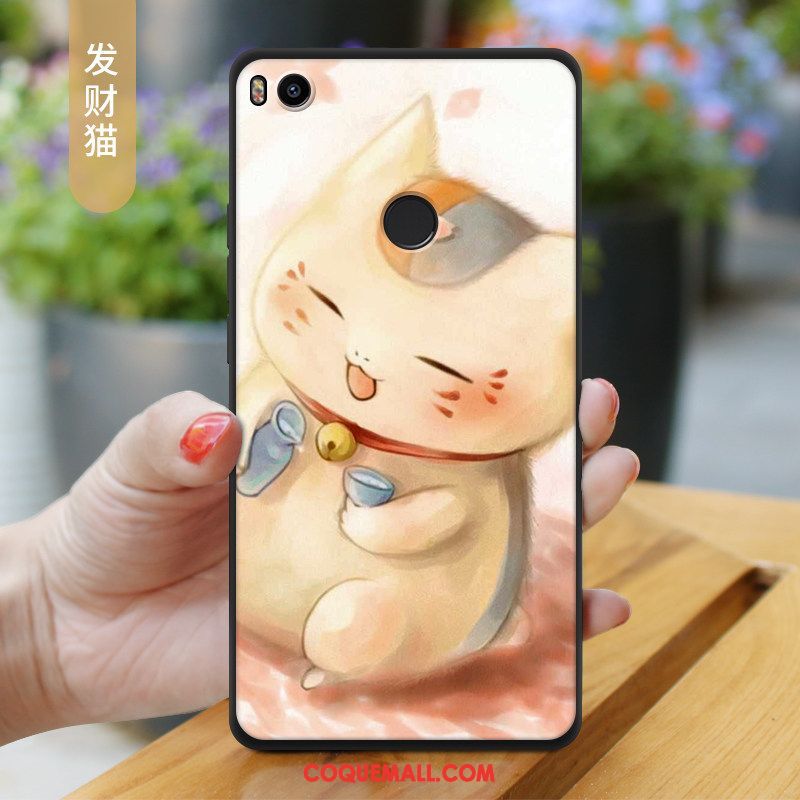 Étui Xiaomi Mi Max 2 Charmant Tendance Fluide Doux, Coque Xiaomi Mi Max 2 Protection Silicone Beige