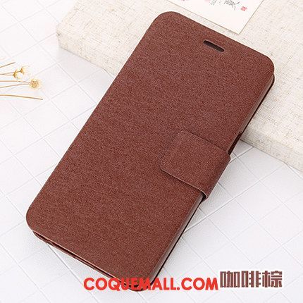 Étui Xiaomi Mi Max 2 Clamshell Protection Noir, Coque Xiaomi Mi Max 2 Incassable Étui En Cuir Beige