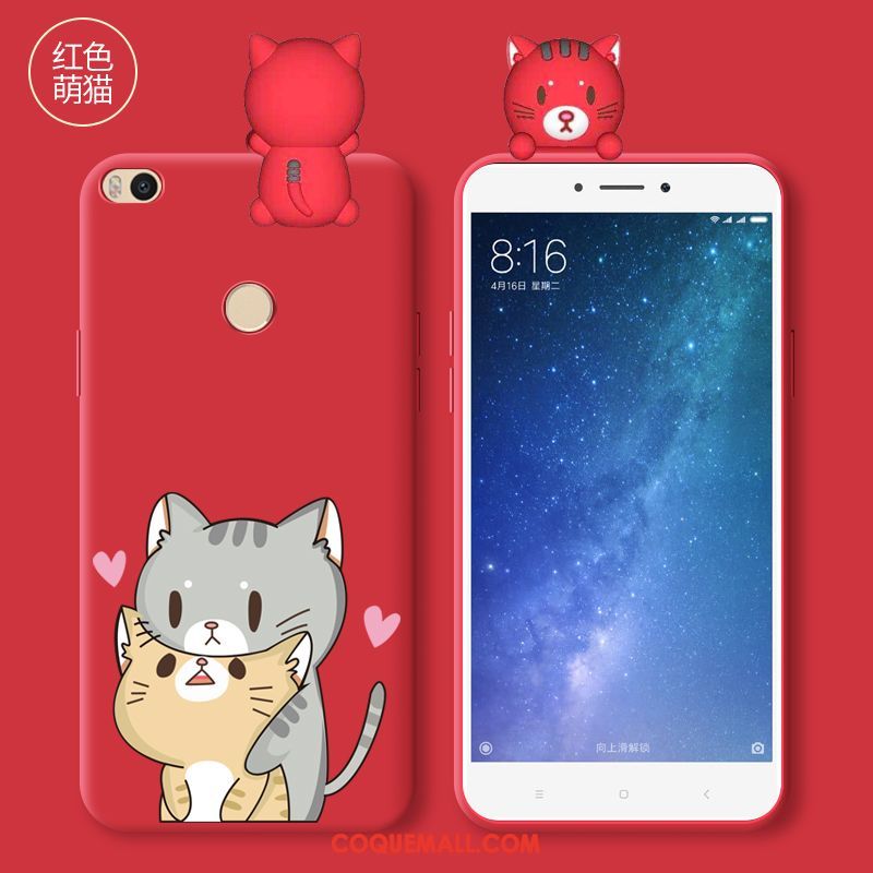 Étui Xiaomi Mi Max 2 Créatif Dessin Animé Tout Compris, Coque Xiaomi Mi Max 2 Nouveau Protection Beige