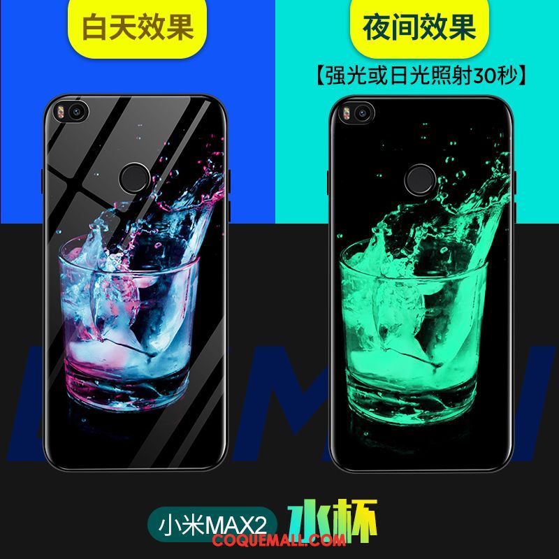 Étui Xiaomi Mi Max 2 Créatif Protection Fluide Doux, Coque Xiaomi Mi Max 2 Nouveau Tout Compris Beige