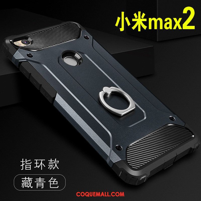 Étui Xiaomi Mi Max 2 Créatif Protection Téléphone Portable, Coque Xiaomi Mi Max 2 Support Anneau Beige