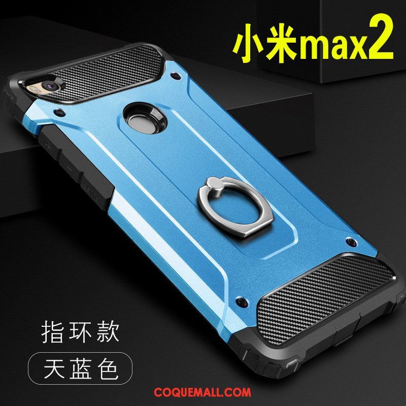 Étui Xiaomi Mi Max 2 Créatif Protection Téléphone Portable, Coque Xiaomi Mi Max 2 Support Anneau Beige