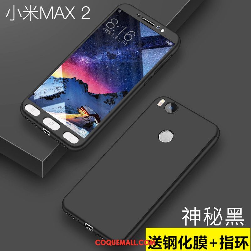 Étui Xiaomi Mi Max 2 Incassable Difficile Petit, Coque Xiaomi Mi Max 2 Rose Délavé En Daim Beige