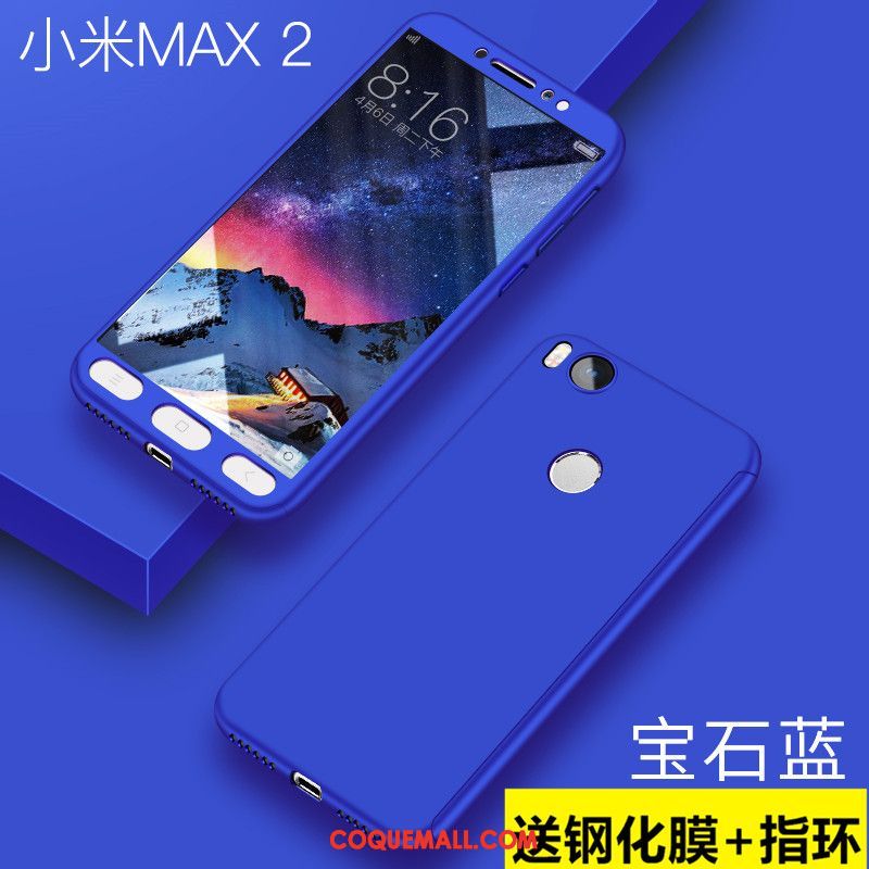 Étui Xiaomi Mi Max 2 Incassable Difficile Petit, Coque Xiaomi Mi Max 2 Rose Délavé En Daim Beige