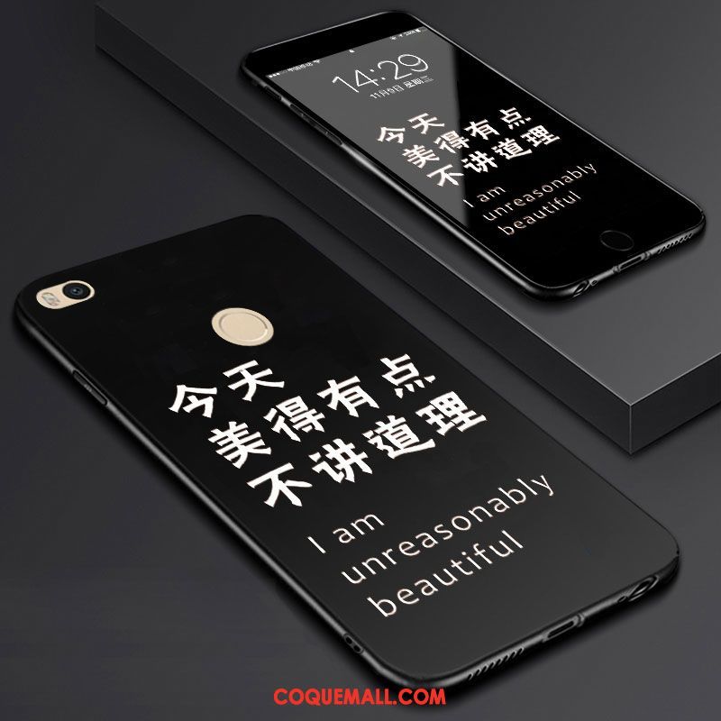 Étui Xiaomi Mi Max 2 Noir Incassable Protection, Coque Xiaomi Mi Max 2 Mode Tout Compris Beige