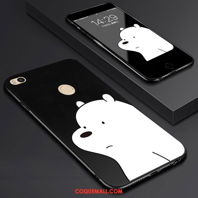 Étui Xiaomi Mi Max 2 Noir Incassable Protection, Coque Xiaomi Mi Max 2 Mode Tout Compris Beige