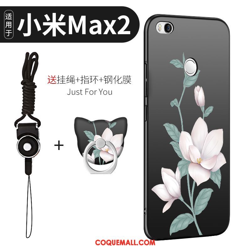 Étui Xiaomi Mi Max 2 Petit Tendance Fluide Doux, Coque Xiaomi Mi Max 2 Silicone Tout Compris Beige