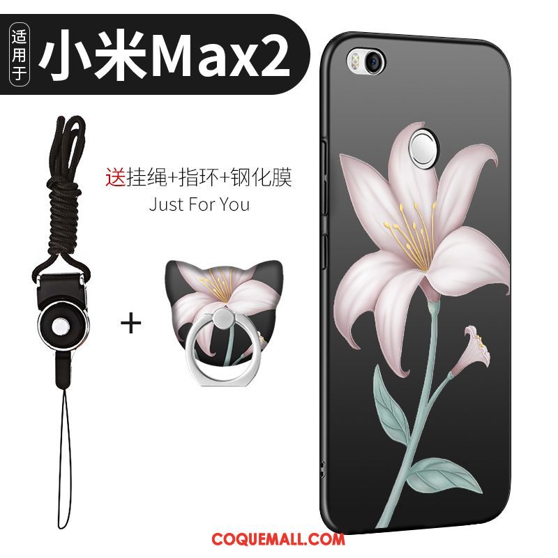 Étui Xiaomi Mi Max 2 Petit Tendance Fluide Doux, Coque Xiaomi Mi Max 2 Silicone Tout Compris Beige