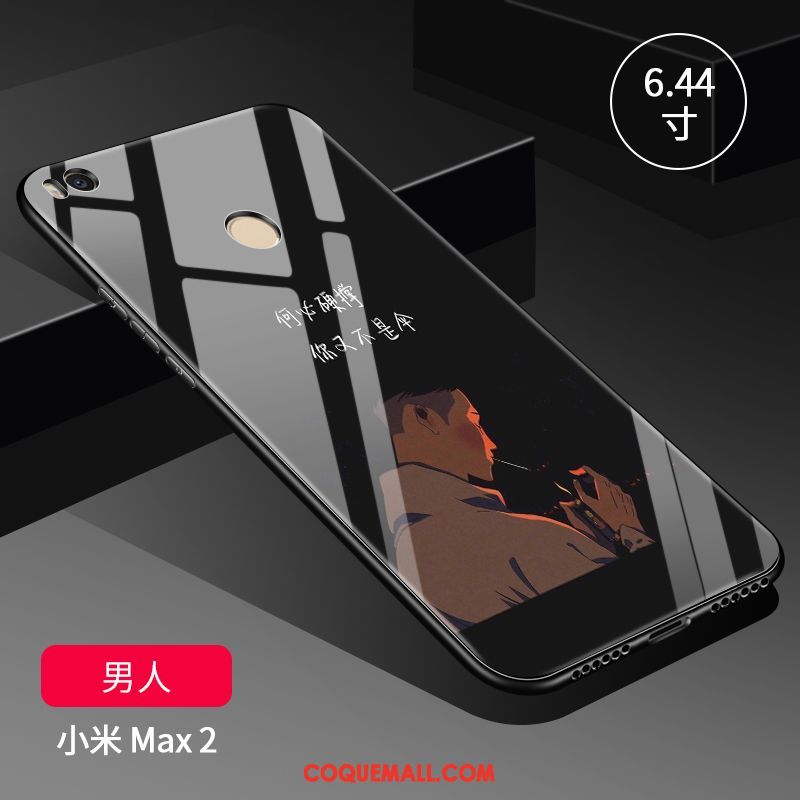 Étui Xiaomi Mi Max 2 Protection Noir Silicone, Coque Xiaomi Mi Max 2 Marque De Tendance Tout Compris Beige