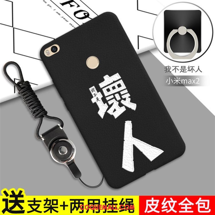 Étui Xiaomi Mi Max 2 Protection Téléphone Portable Noir, Coque Xiaomi Mi Max 2 Fluide Doux Incassable Beige