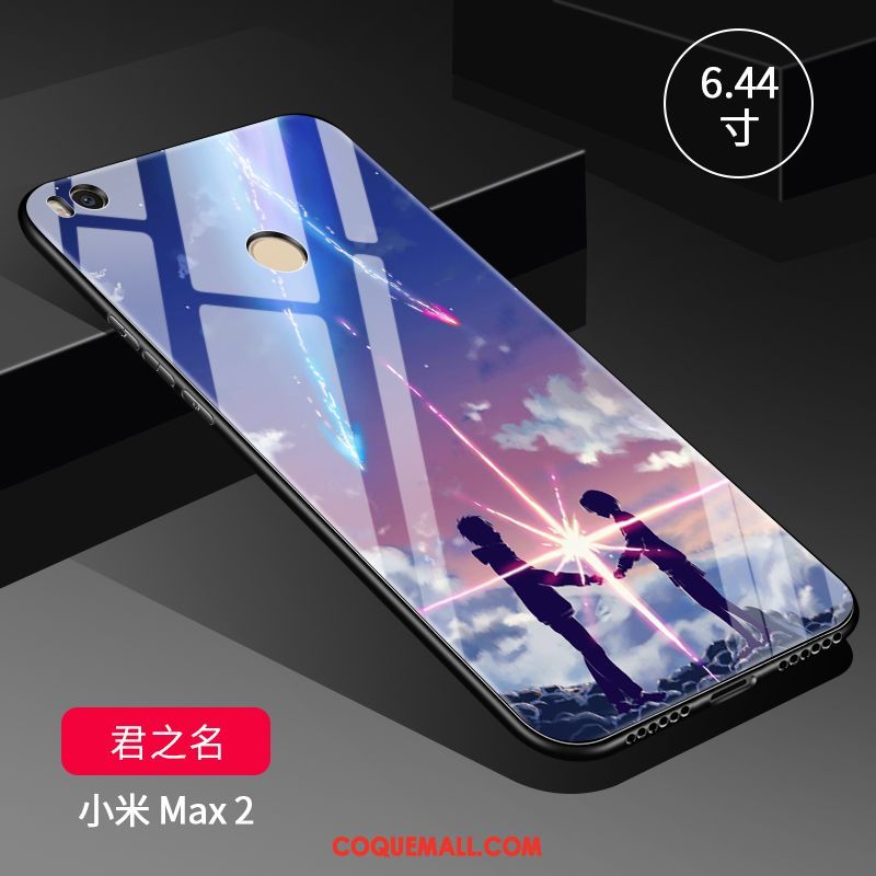 Étui Xiaomi Mi Max 2 Silicone Créatif Tout Compris, Coque Xiaomi Mi Max 2 Difficile Petit Beige