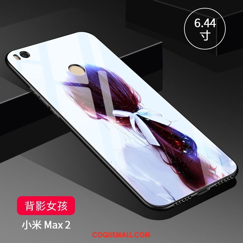 Étui Xiaomi Mi Max 2 Silicone Créatif Tout Compris, Coque Xiaomi Mi Max 2 Difficile Petit Beige