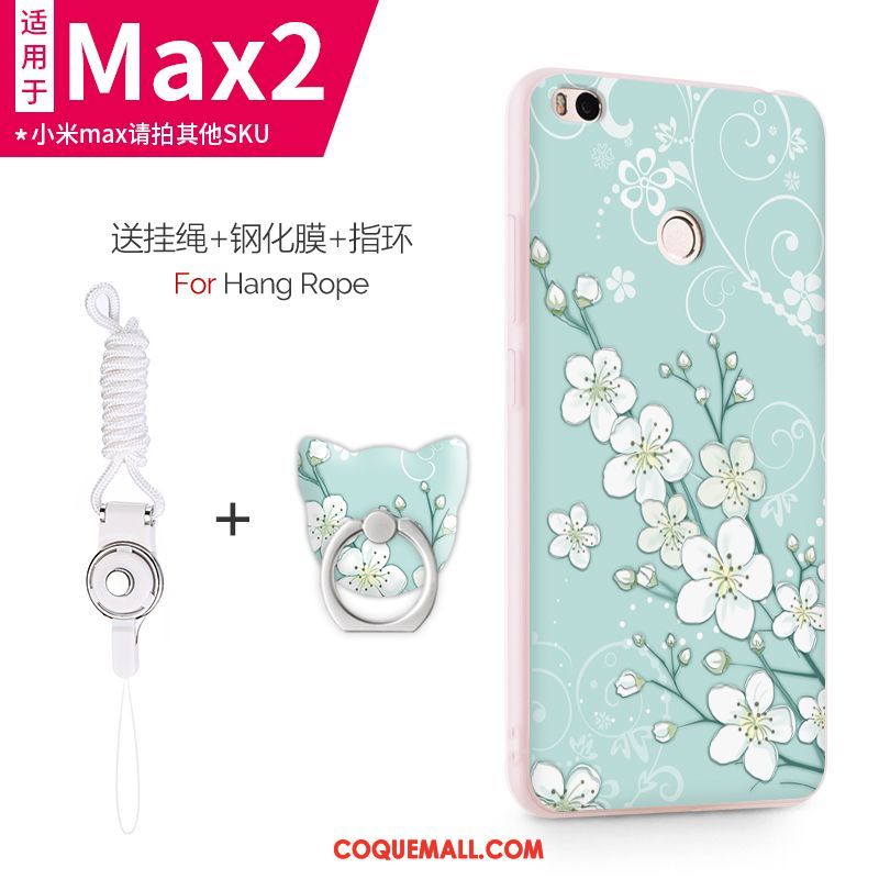 Étui Xiaomi Mi Max 2 Silicone Incassable Rose, Coque Xiaomi Mi Max 2 Petit Protection Beige