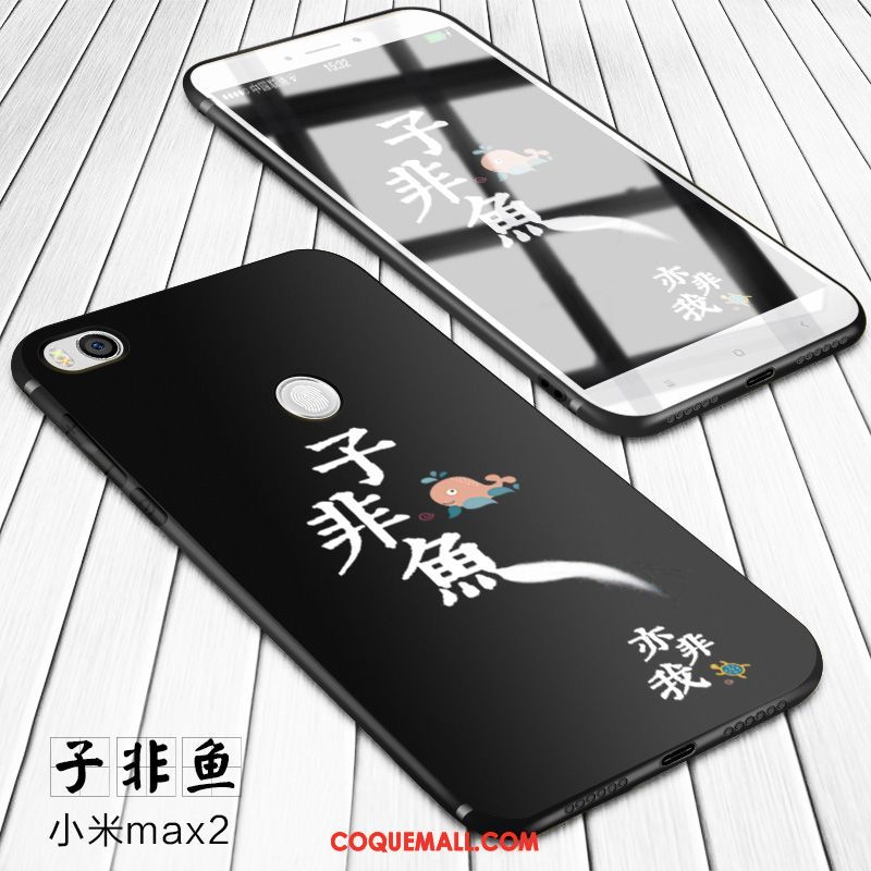 Étui Xiaomi Mi Max 2 Silicone Personnalité Téléphone Portable, Coque Xiaomi Mi Max 2 Créatif Jaune Beige