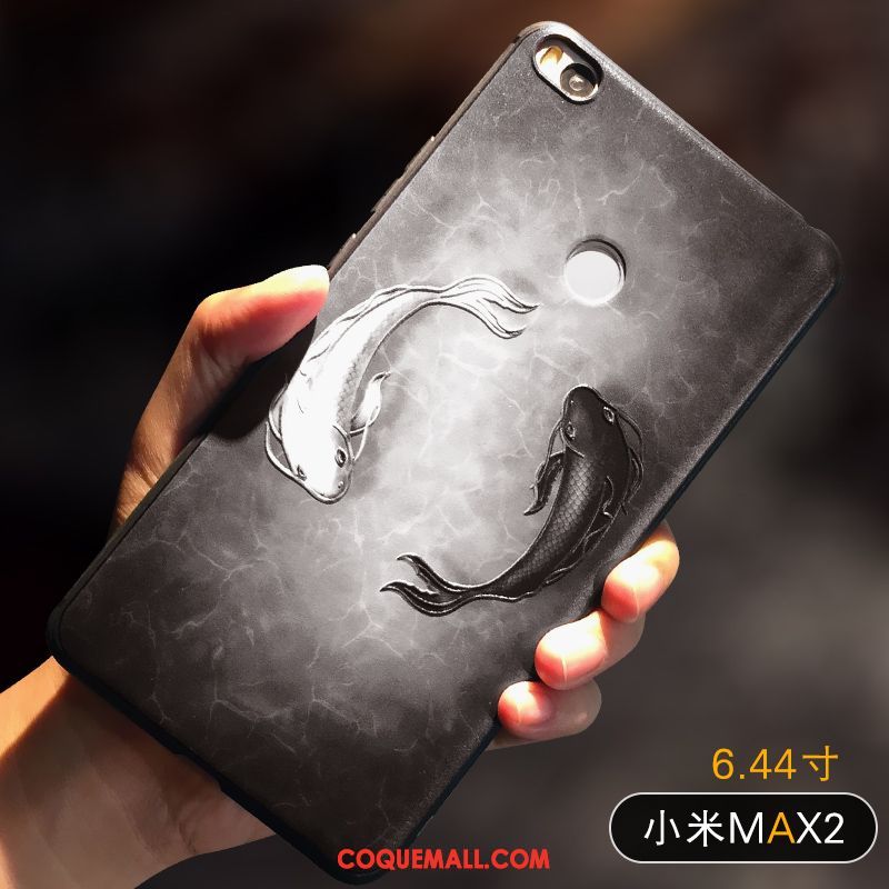 Étui Xiaomi Mi Max 2 Tout Compris Silicone Personnalité, Coque Xiaomi Mi Max 2 Incassable Fluide Doux Beige