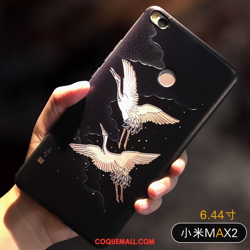 Étui Xiaomi Mi Max 2 Tout Compris Silicone Personnalité, Coque Xiaomi Mi Max 2 Incassable Fluide Doux Beige