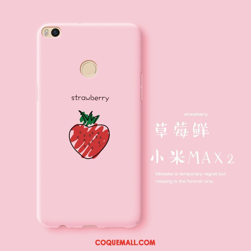 Étui Xiaomi Mi Max 2 Téléphone Portable Créatif Tout Compris, Coque Xiaomi Mi Max 2 Rose Difficile Beige