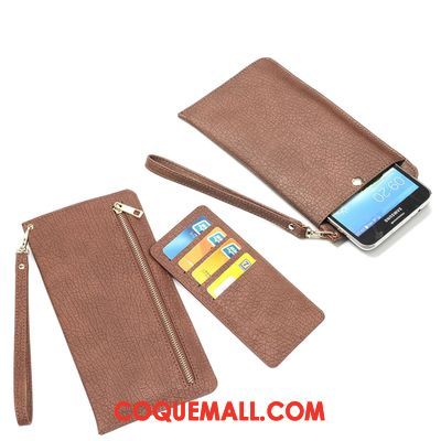 Étui Xiaomi Mi Max 2 Téléphone Portable Sac Pochette, Coque Xiaomi Mi Max 2 Petit Portefeuille Beige