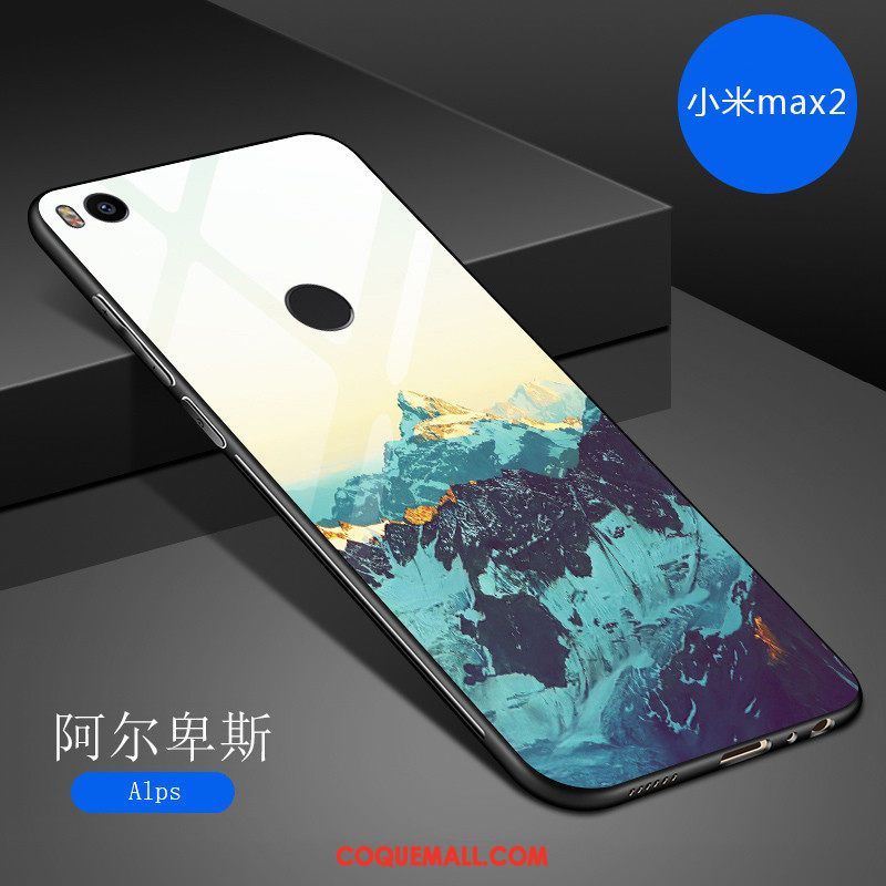 Étui Xiaomi Mi Max 2 Téléphone Portable Tendance Dessin Animé, Coque Xiaomi Mi Max 2 Fluide Doux Net Rouge Beige