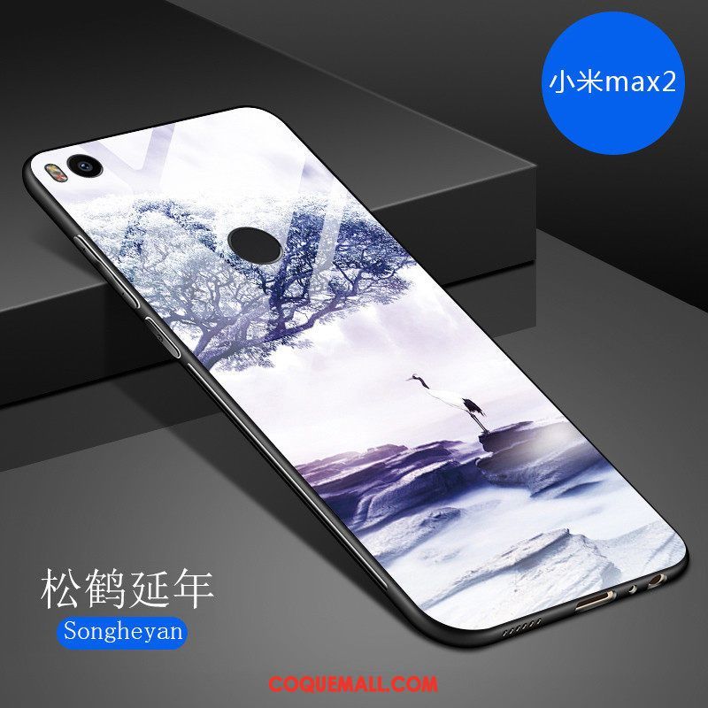 Étui Xiaomi Mi Max 2 Téléphone Portable Tendance Dessin Animé, Coque Xiaomi Mi Max 2 Fluide Doux Net Rouge Beige