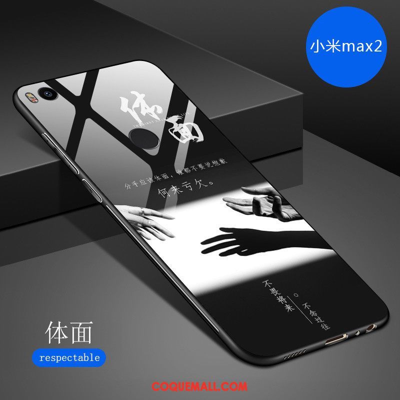 Étui Xiaomi Mi Max 2 Téléphone Portable Tendance Dessin Animé, Coque Xiaomi Mi Max 2 Fluide Doux Net Rouge Beige