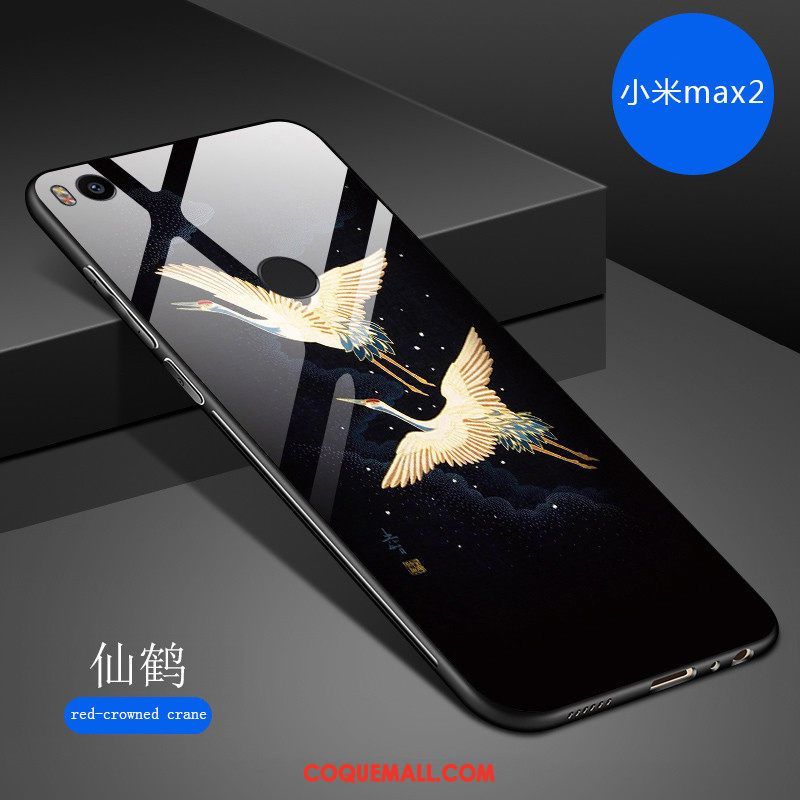 Étui Xiaomi Mi Max 2 Téléphone Portable Tendance Dessin Animé, Coque Xiaomi Mi Max 2 Fluide Doux Net Rouge Beige