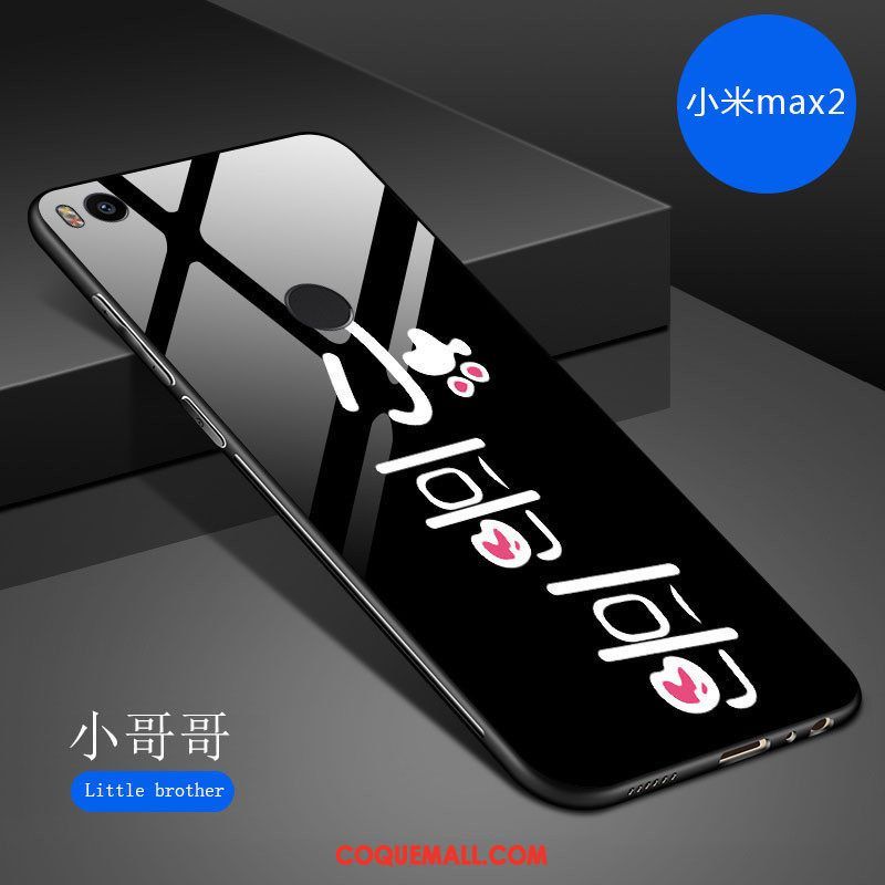 Étui Xiaomi Mi Max 2 Téléphone Portable Tendance Dessin Animé, Coque Xiaomi Mi Max 2 Fluide Doux Net Rouge Beige