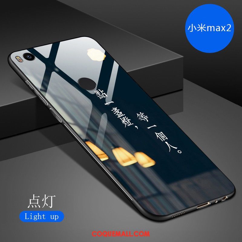 Étui Xiaomi Mi Max 2 Téléphone Portable Tendance Dessin Animé, Coque Xiaomi Mi Max 2 Fluide Doux Net Rouge Beige