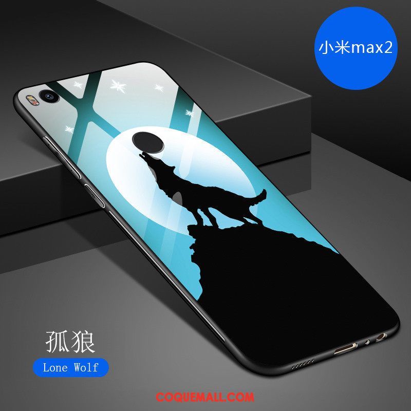 Étui Xiaomi Mi Max 2 Téléphone Portable Tendance Dessin Animé, Coque Xiaomi Mi Max 2 Fluide Doux Net Rouge Beige