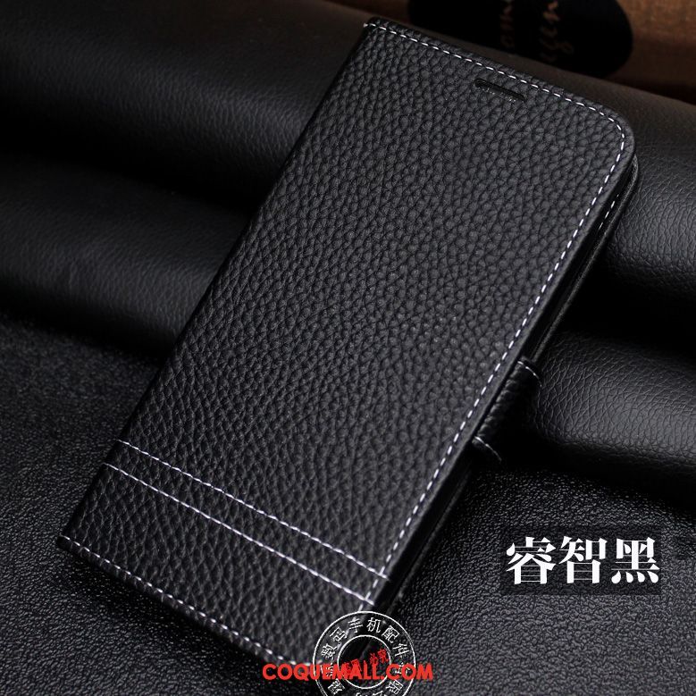 Étui Xiaomi Mi Max 2 Étui En Cuir Carte Portefeuille, Coque Xiaomi Mi Max 2 Téléphone Portable Incassable Braun Beige